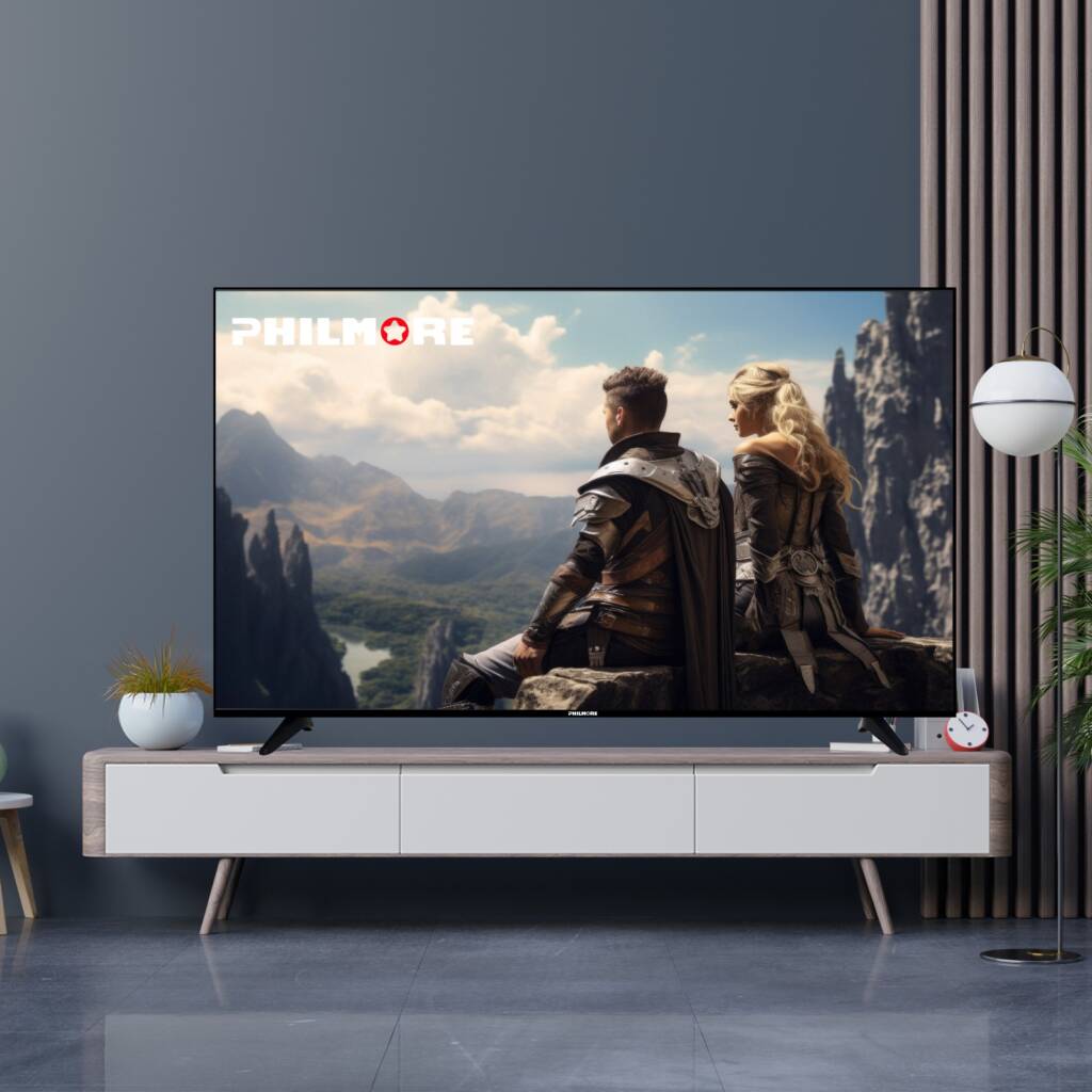 Philmore 45” QLED 4K AI Smart TV